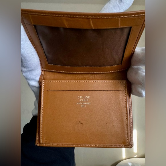 Celine Macadam Bifold Cardholder Wallet - Brown - Picture 5 of 16